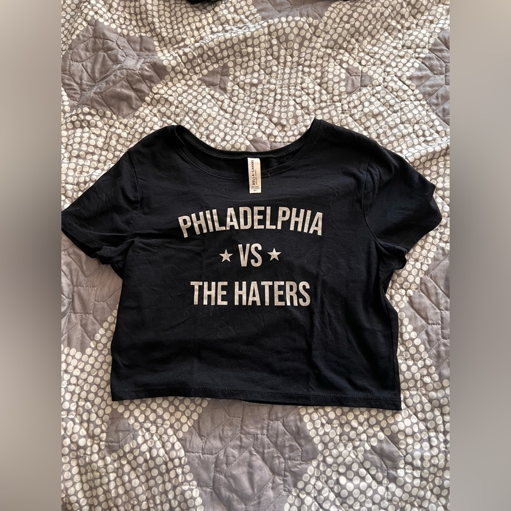 Philadelphia Vs The Haters crop tee